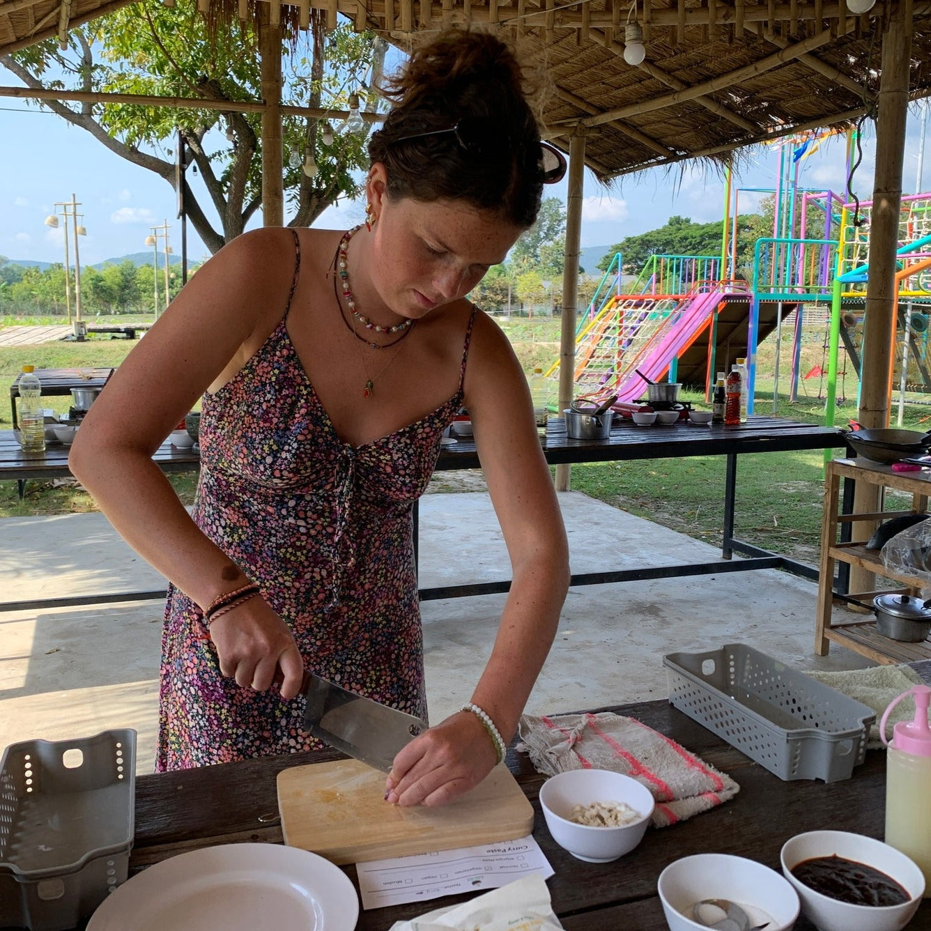 Northern Thai Food Cooking Class at a Farm