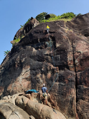 Climbing By The Sea